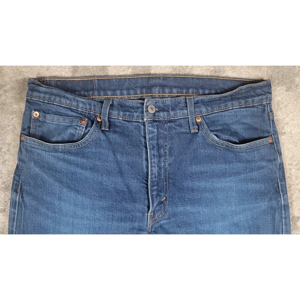 Levi's 511 Men's Med Wash Relaxed Fit Blue Denim Jeans Sz 36x30